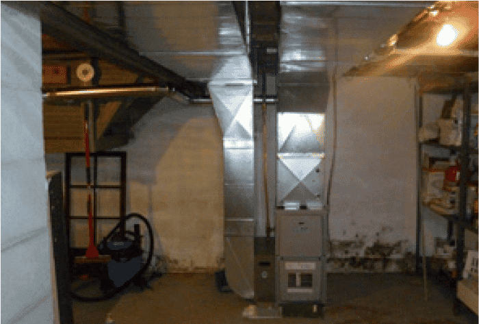 After ductwork installation