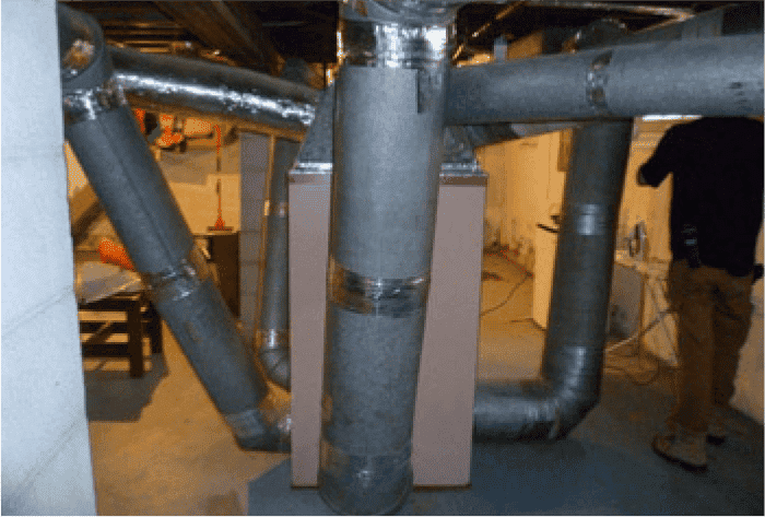 Before ductwork installation