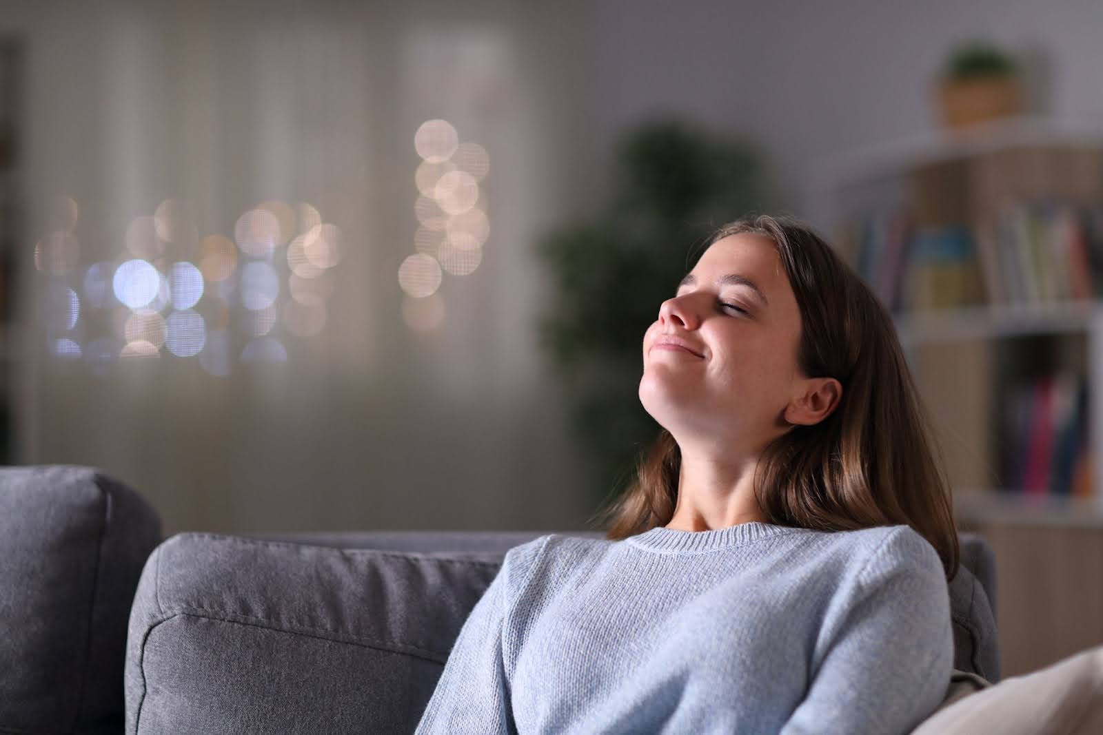 A homeowner enjoying quality indoor air conditioning.